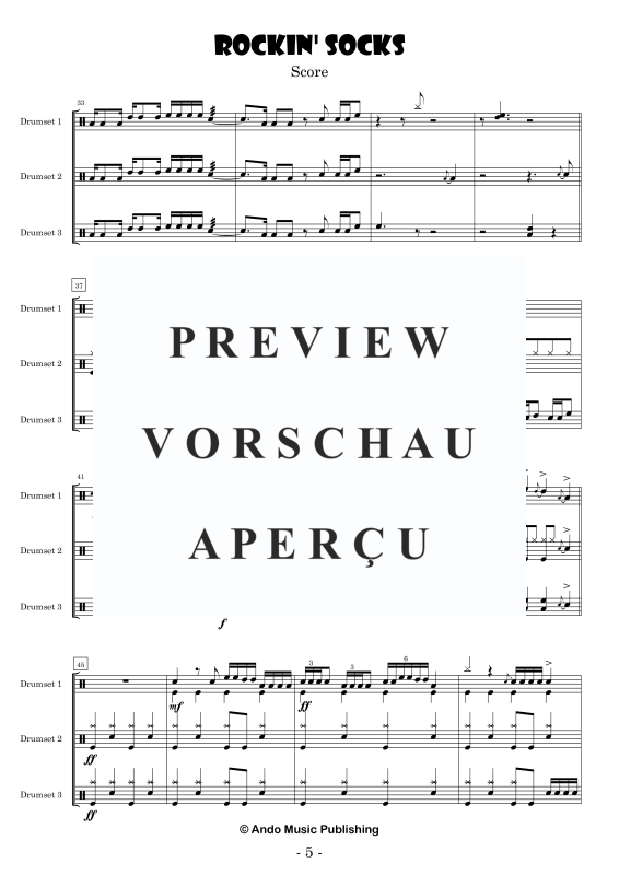 Produktgalerie: Seite 7 von 11 Rockin Socks, , Drumset Trio