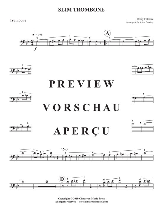 Produktgalerie: Seite 13 von 16 Slim Trombone , , (Blechbläser Quintett)