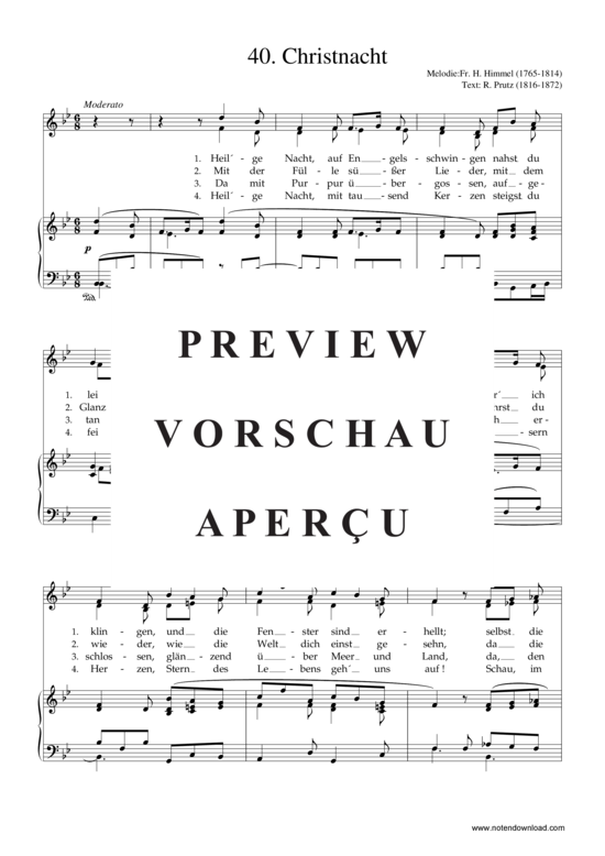 Product gallery: Page 2 of 3 Christnacht , , Piano and Voice