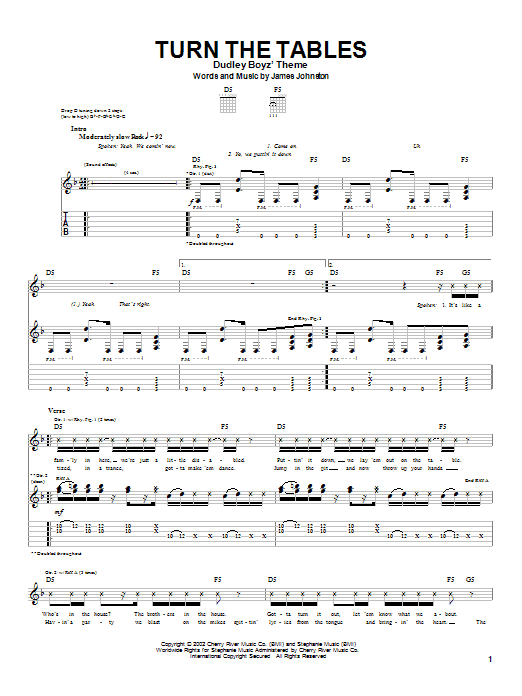 Produktgalerie: Seite 1 von 1 Turn The Tables, Saliva, Gitarre