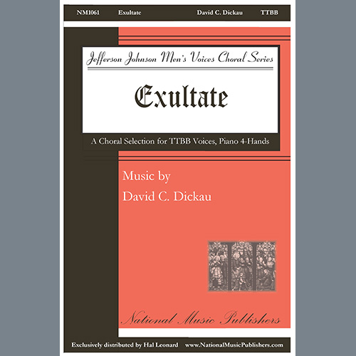 cover: Exultate, David Dickau