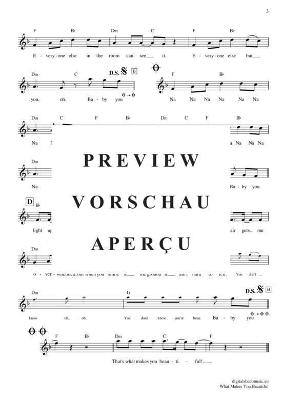 Product gallery: Page 4 of 4 What makes you beautiful , One Direction, (Keyboard)