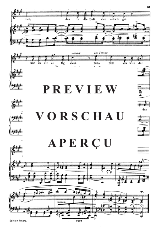 Product gallery: Page 3 of 3 Intermezzo Op.39 No.2, , High Voice and Piano