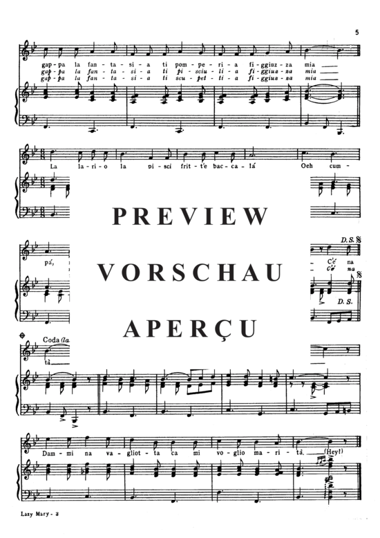 Produktgalerie: Seite 5 von 8 Lazy Mary , Monte, Lou  , Klavier und Gesang