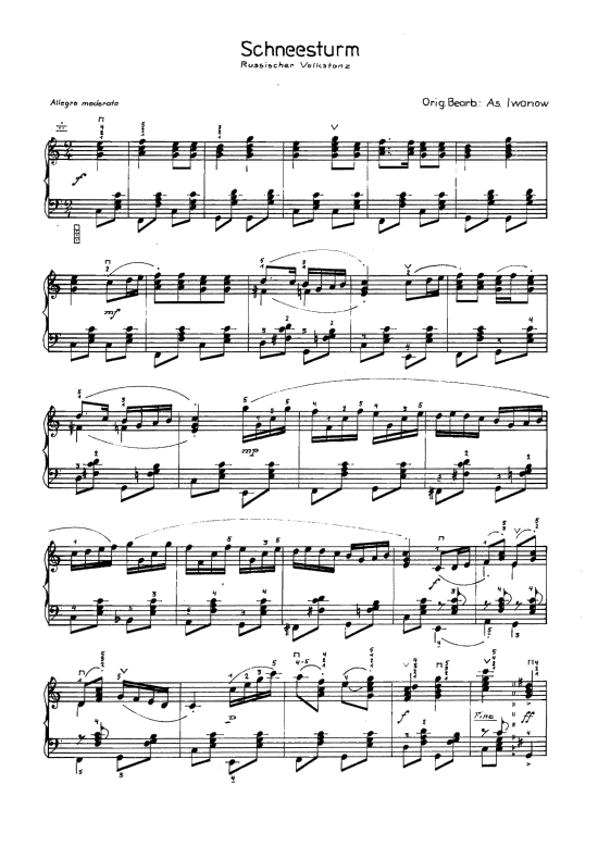 Product picture to: Schneesturm Russischer Volkstanz