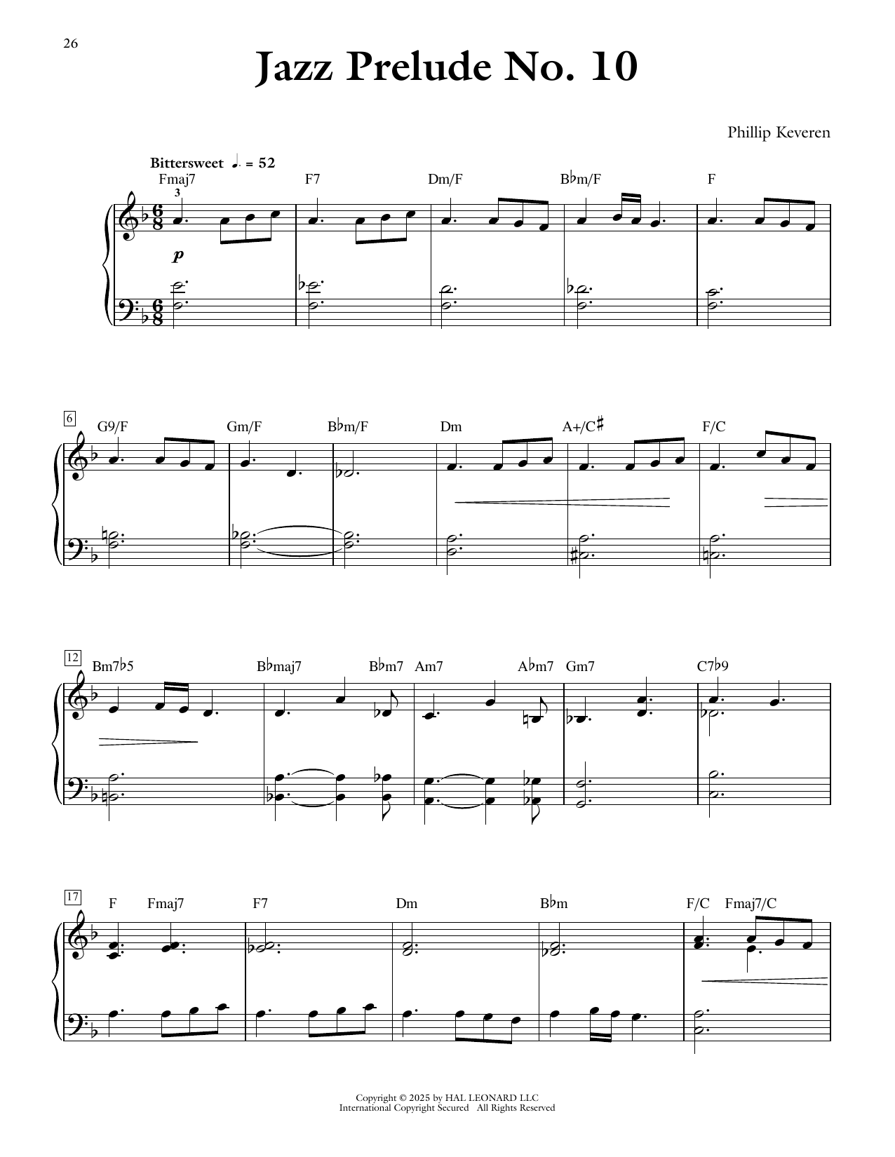 Produktgalerie: Seite 1 von 1 Jazz Prelude No. 10, Phillip Keveren, Klavier