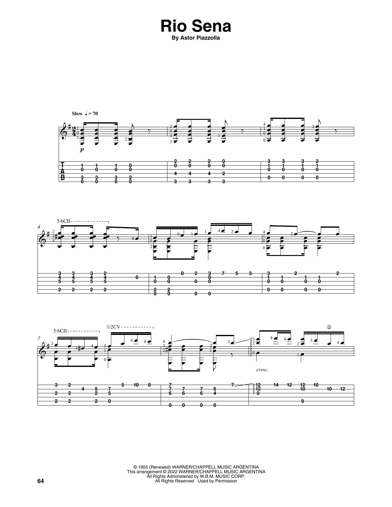 Produktbild zu: Rio Sena (arr. Celil Refik Kaya)
