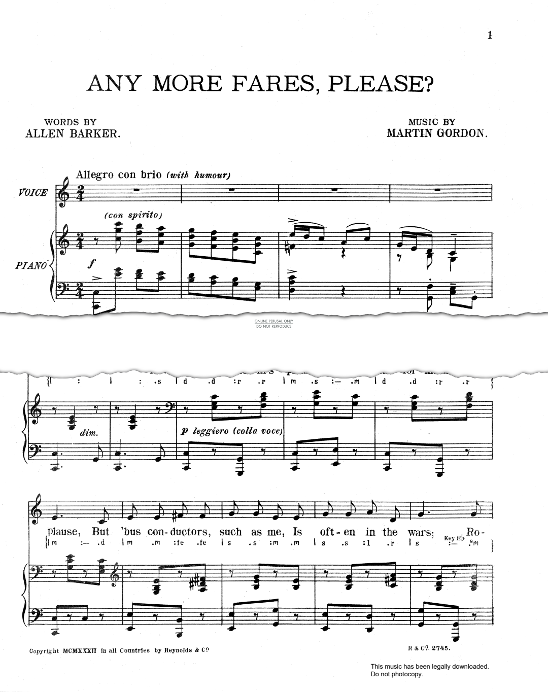 Produktbild zu: Any More Fares, Please
