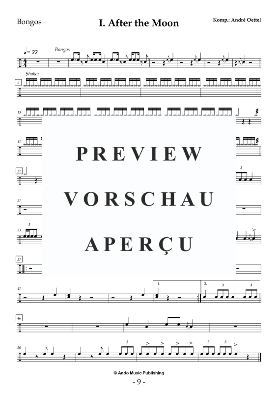 Produktgalerie: Seite 11 von 11 5 Ensemble Stücke für vier Percussion Spieler, , Perkussion Ensemble Quartett