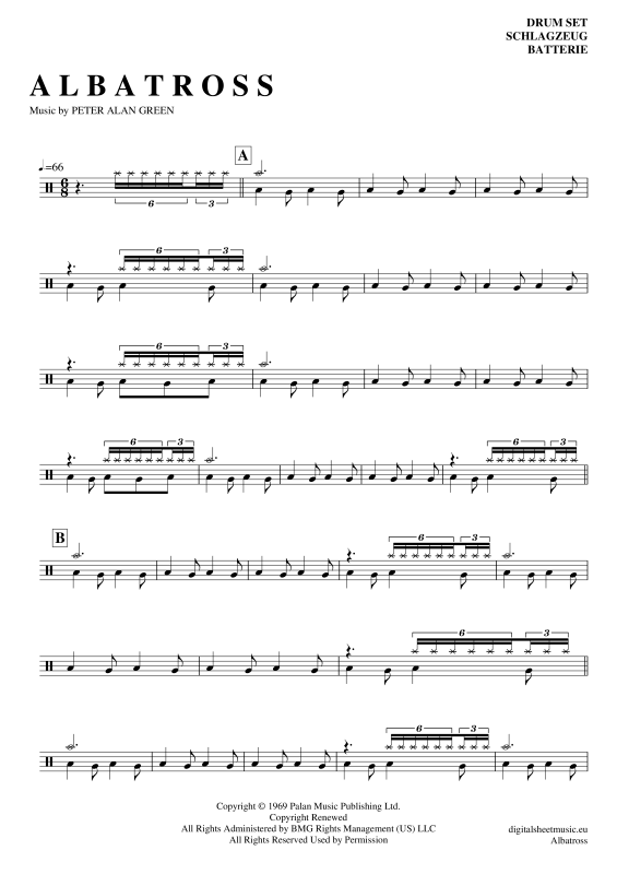 Product gallery: Page 1 of 4 Albatross , Mac, Fleetwood, (Drums)