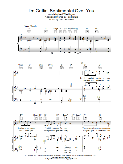 Produktbild zu: I'm Gettin' Sentimental Over You
