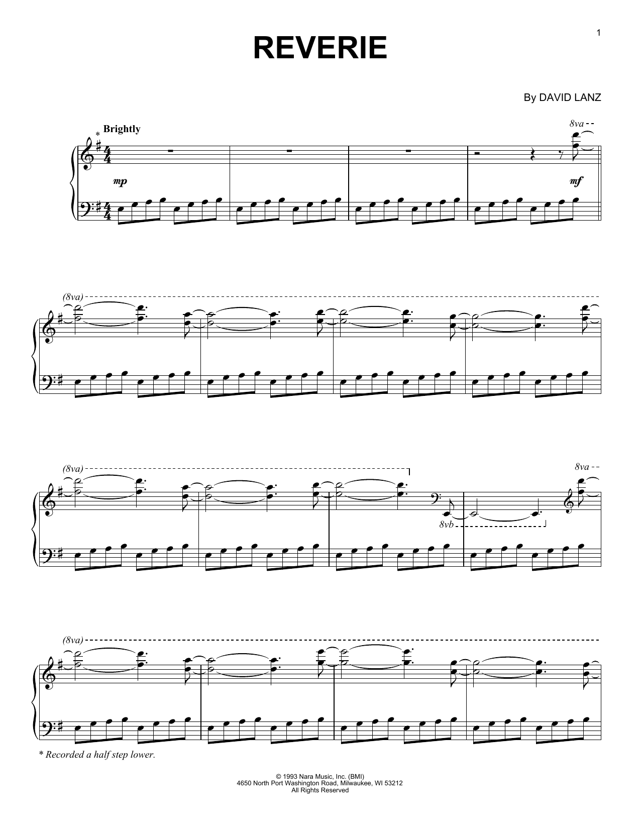 Product gallery: Page 1 of 1 Reverie, David Lanz