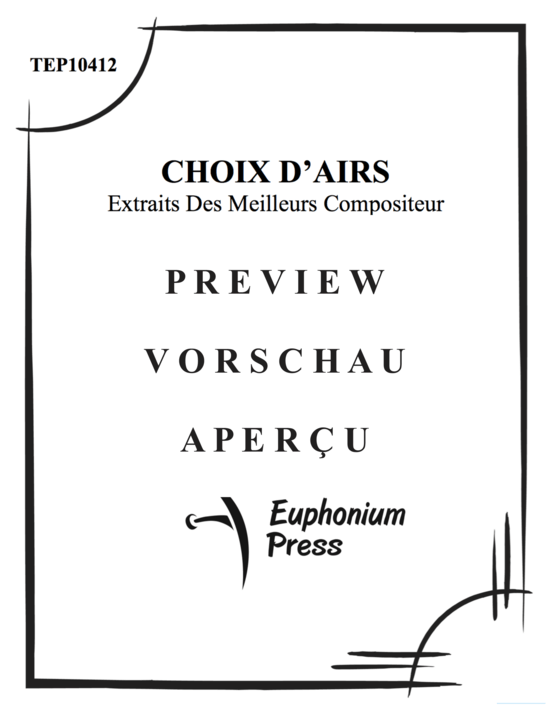 Product gallery: Page 2 of 16 Choix D´Airs , , (Tuba Duet)