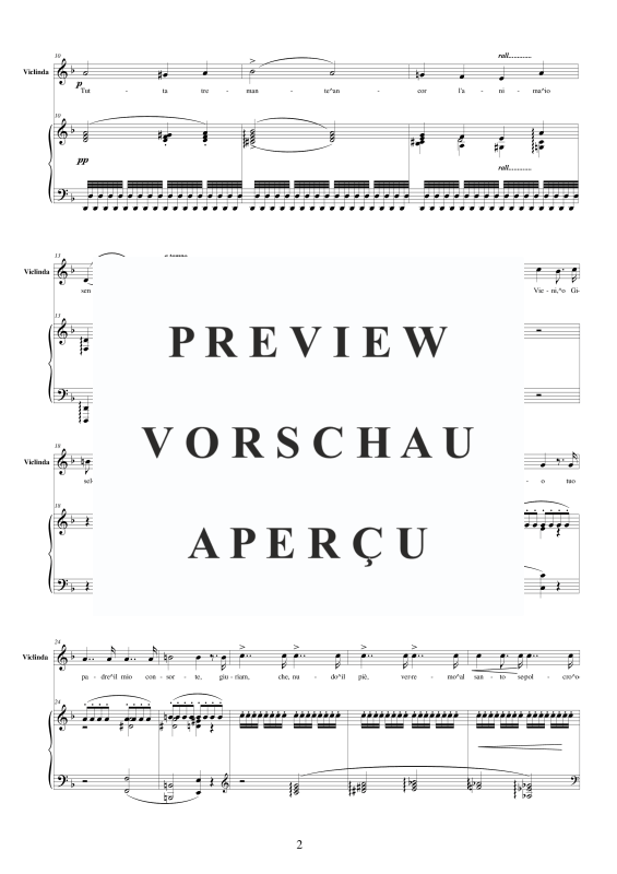 Produktgalerie: Seite 3 von 11 I Lombardi - (Act 1-VI) Salve Maria di grazie il petto, , Gemischter Chor SST und Klavier