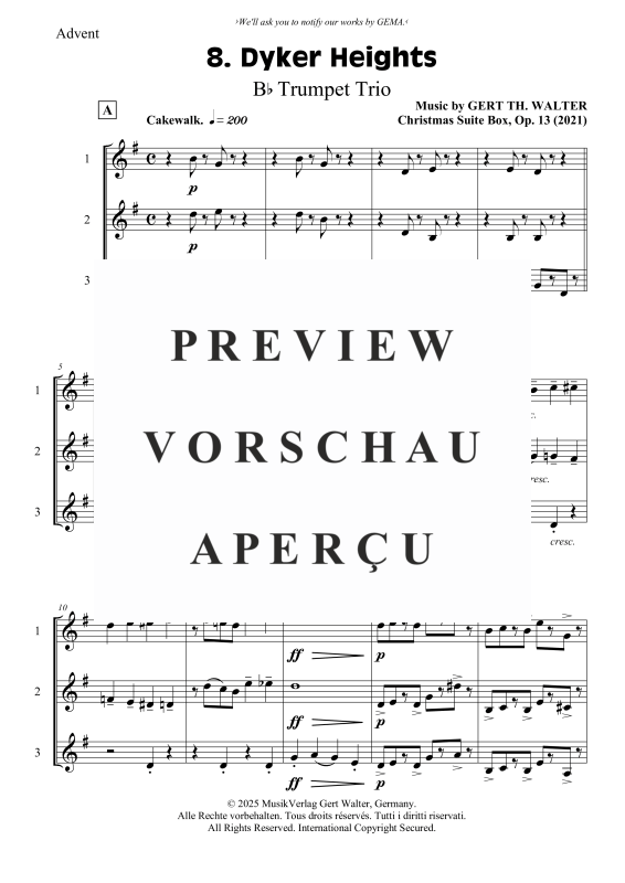 Produktgalerie: Seite 2 von 6 Dyker Heights, , (Trompeten Trio)