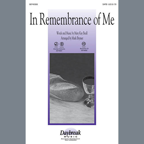 cover: In Remembrance Of Me, Mark Brymer, Chor