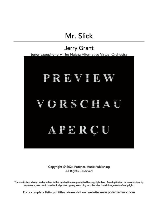 gallery: Mr. Slick, , (Tenor Saxophon in B und Backing Track)