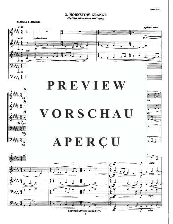 Produktgalerie: Seite 11 von 11 Lincolnshire Posy, , BlechblÀser Quintett
