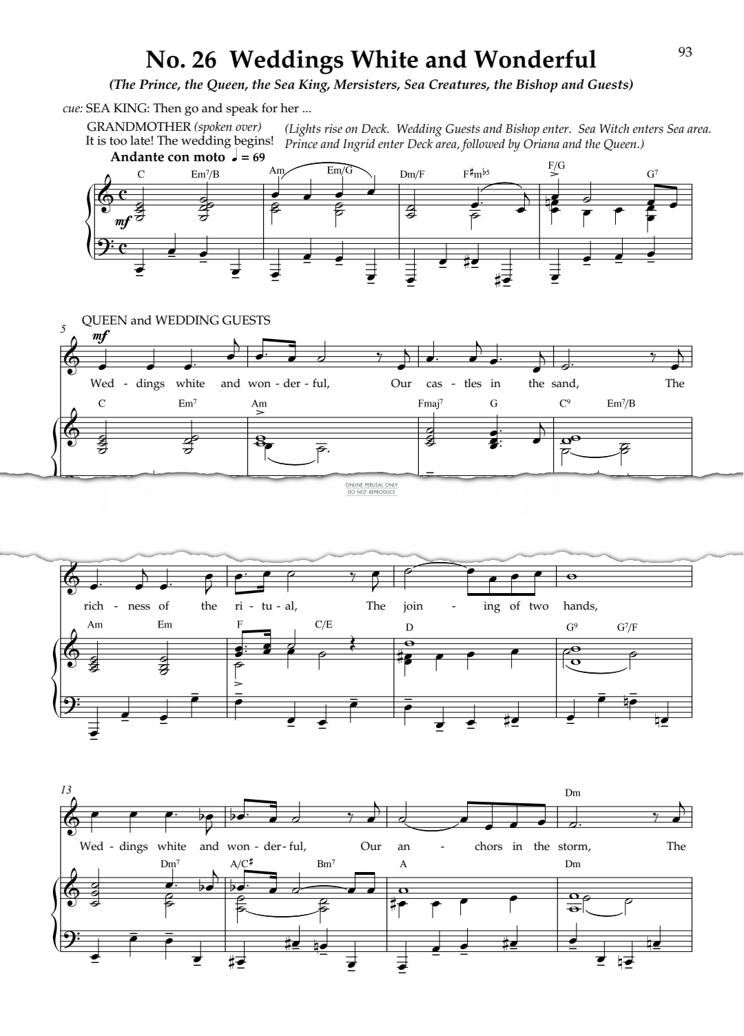 Produktbild zu: Weddings White and Wonderful (from The Mermaid)