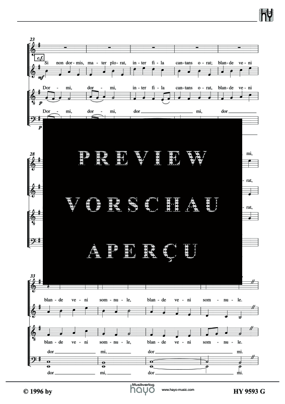 Product gallery: Page 6 of 9 Dormi Jesu, , (female choir SSAA)