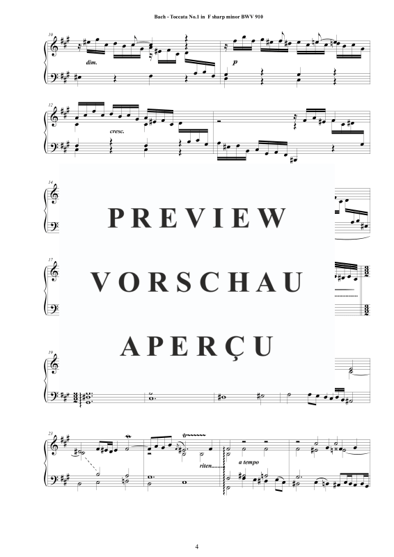 Produktgalerie: Seite 5 von 11 7 Toccatas BWV 910-916, , Cembalo/Klavier Solo