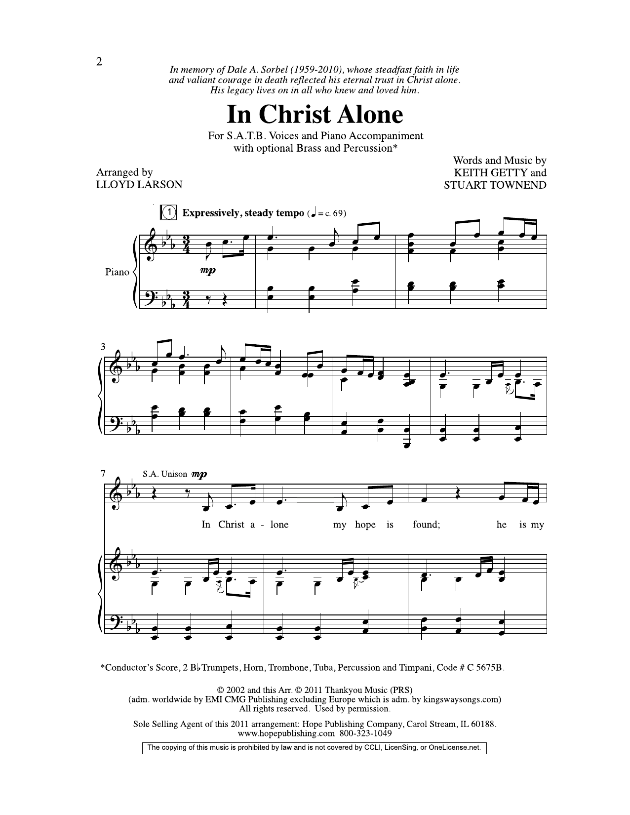 Produktbild zu: In Christ Alone