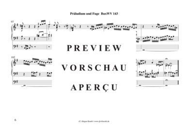 gallery: Präludium und Fuge BuxWV 143 , , (Orgel Solo)