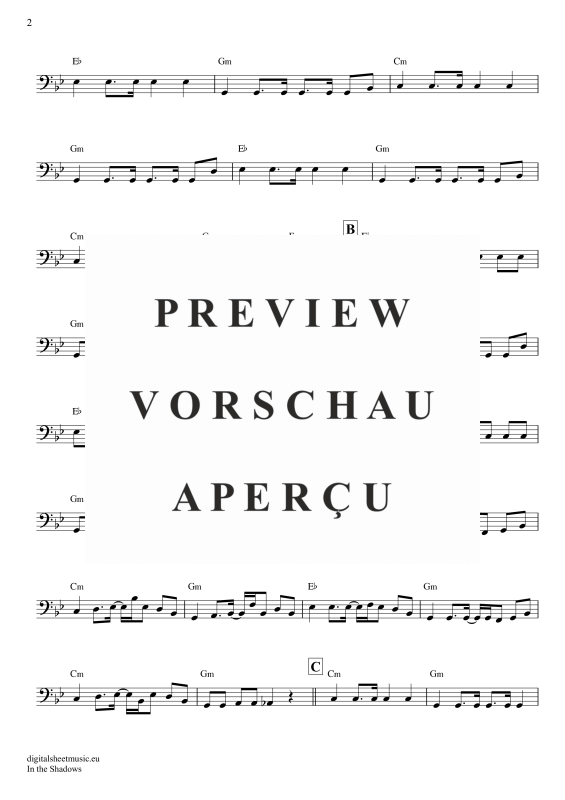 gallery: In The Shadows, Rasmus, E-Bass