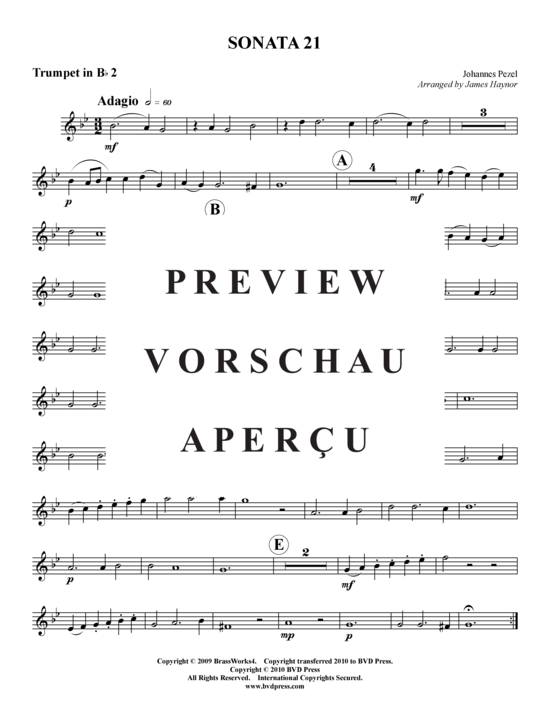 Produktgalerie: Seite 8 von 9 Sonata 21 , , (Blechbläserquintett)