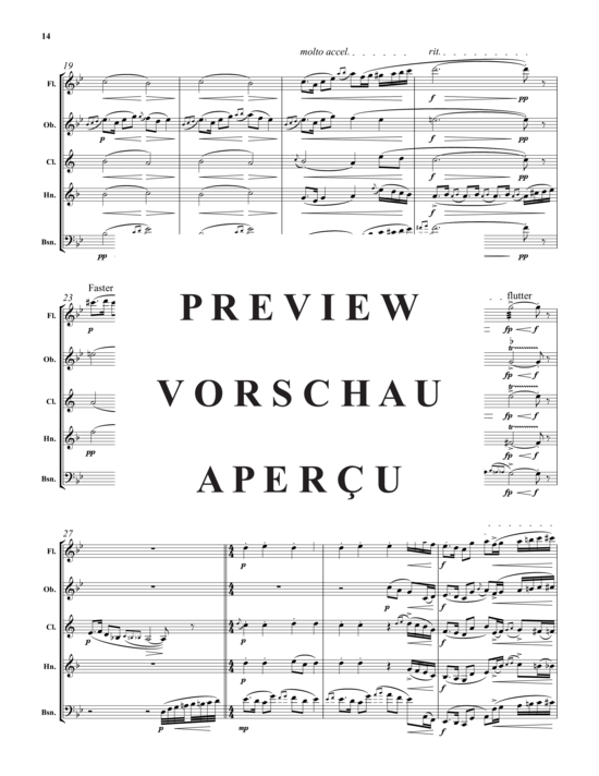 Produktgalerie: Seite 17 von 21 Vignettes Balletiques , , (Holzbläser-Quintett)