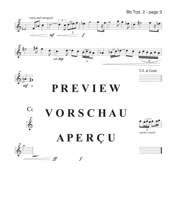 gallery: Prelude and Intrada , , (4 Trompeten in B oder Ensemble)