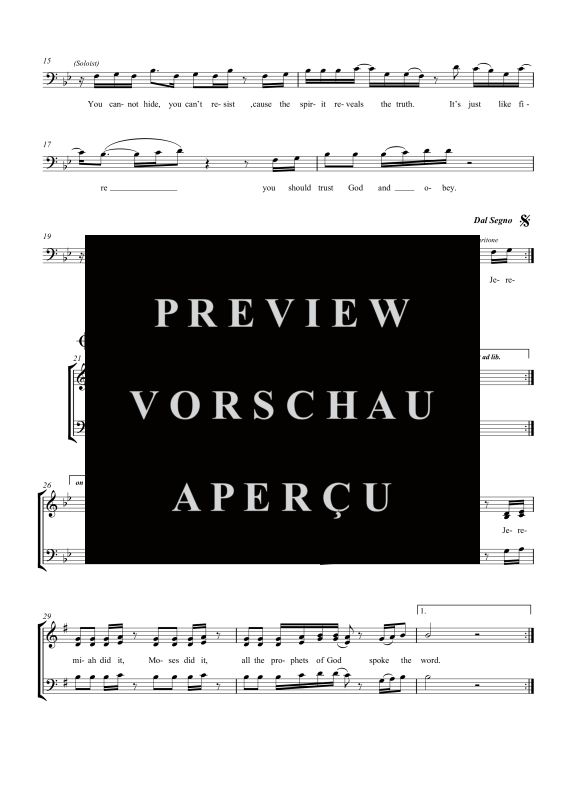 gallery: Jeremiah, , Gemischter Chor SAM/Solo opt. und Klavier