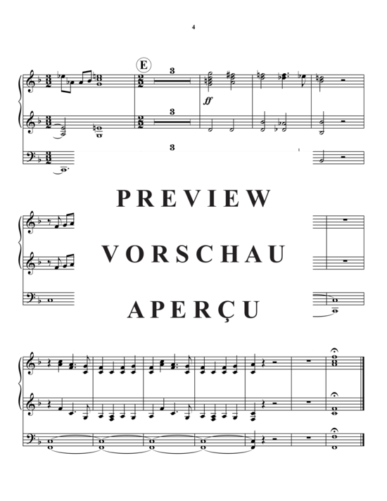 Produktgalerie: Seite 15 von 15 Vorspiele auf For All the Saints , , (Blechbläser-Quintett + Orgel)