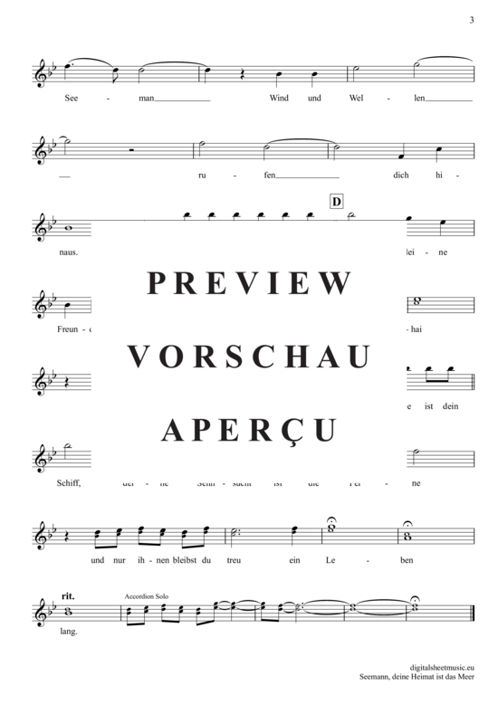 Product gallery: Page 4 of 4 Seemann, Deine Heimat Ist Das Meer , Quinn, Freddy, (recorder)