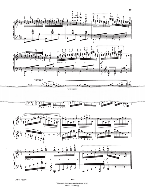 Produktgalerie: Seite 1 von 1 Study (Op. 821, No.42), Carl Czerny, Klavier