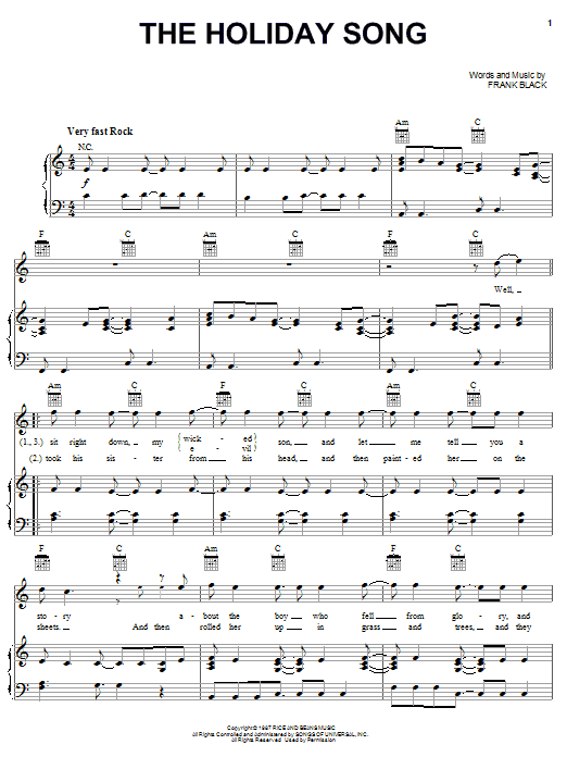 Product picture to: The Holiday Song