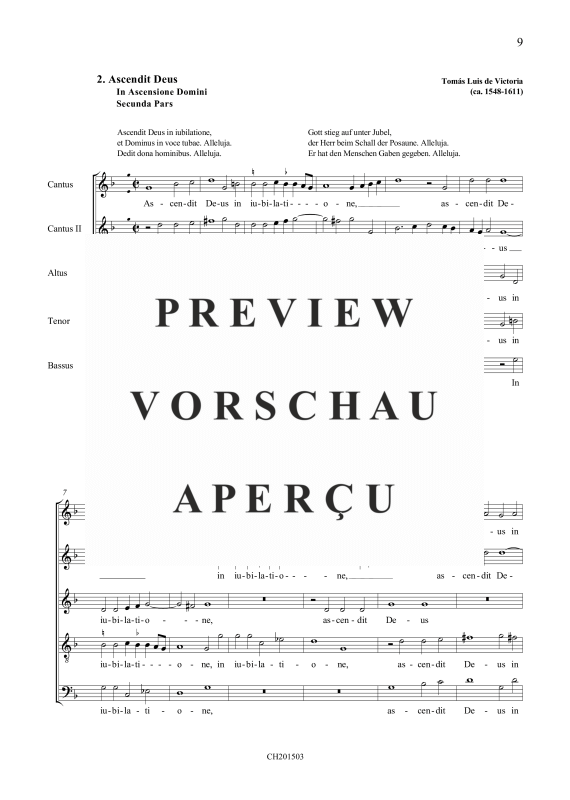 Product gallery: Page 6 of 9 Ascendens Christus in altum / Ascendit Deus, , Mixed choir 5 voices