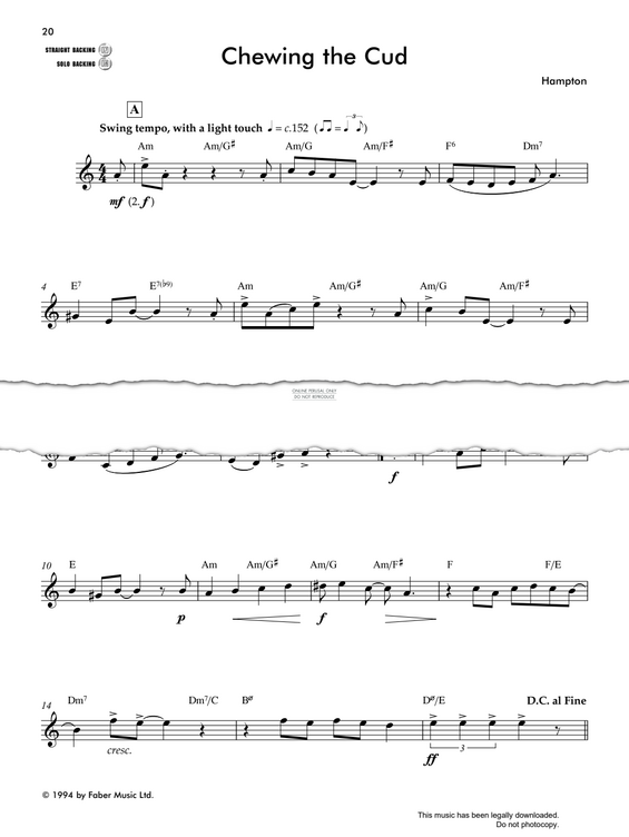 Product gallery: Page 1 of 1 Chewing The Cud, Andy Hampton