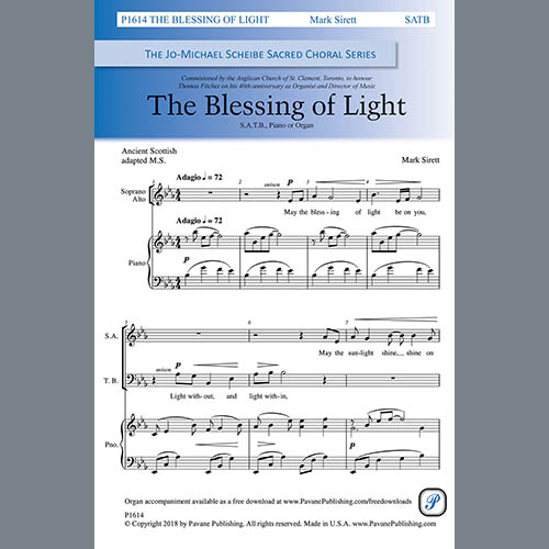 cover: The Blessing Of Light, Mark Sirett