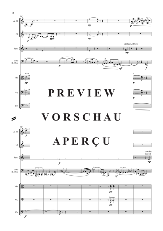 Product gallery: Page 13 of 21 Concerto for Bass Trombone and Six Players , , (Mixed ensemble)
