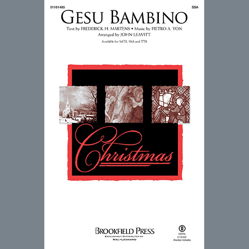 Product picture to: Gesú Bambino (arr. John Leavitt)