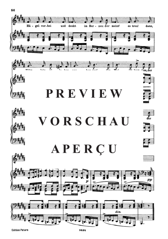 gallery: Trockne Blumen D.795-18 (Die Schöne Müllerin) , ,  (Gesang tief + Klavier)