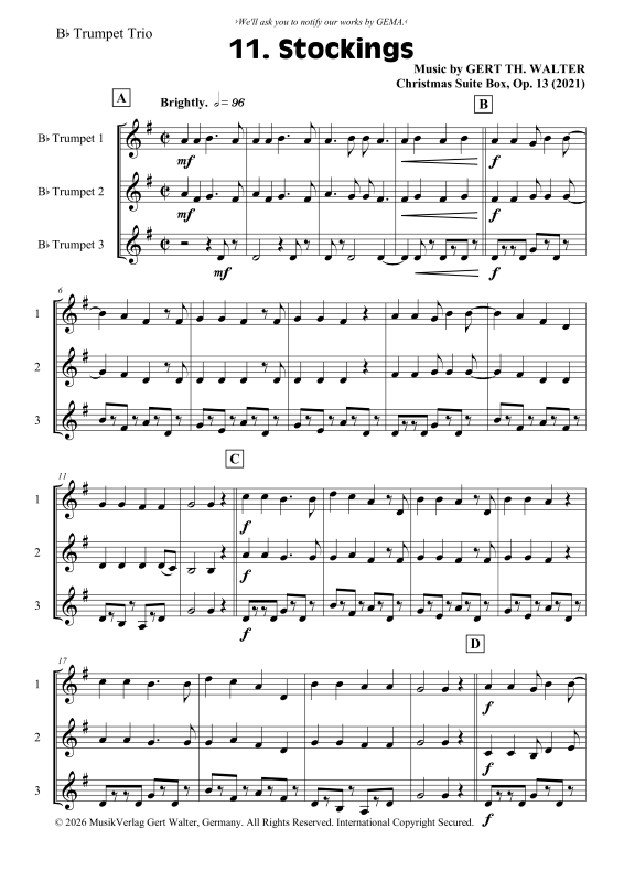 gallery: Stockings, , Trompeten Trio