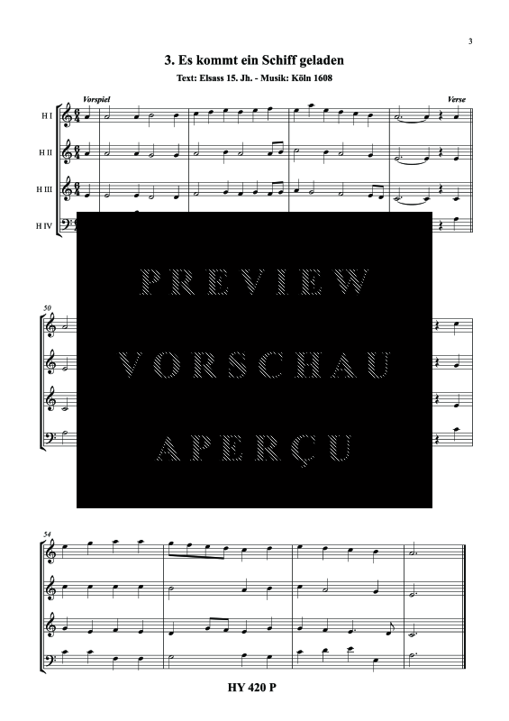 gallery: Advent - Vier Adventslieder, , (Horn Quartett)