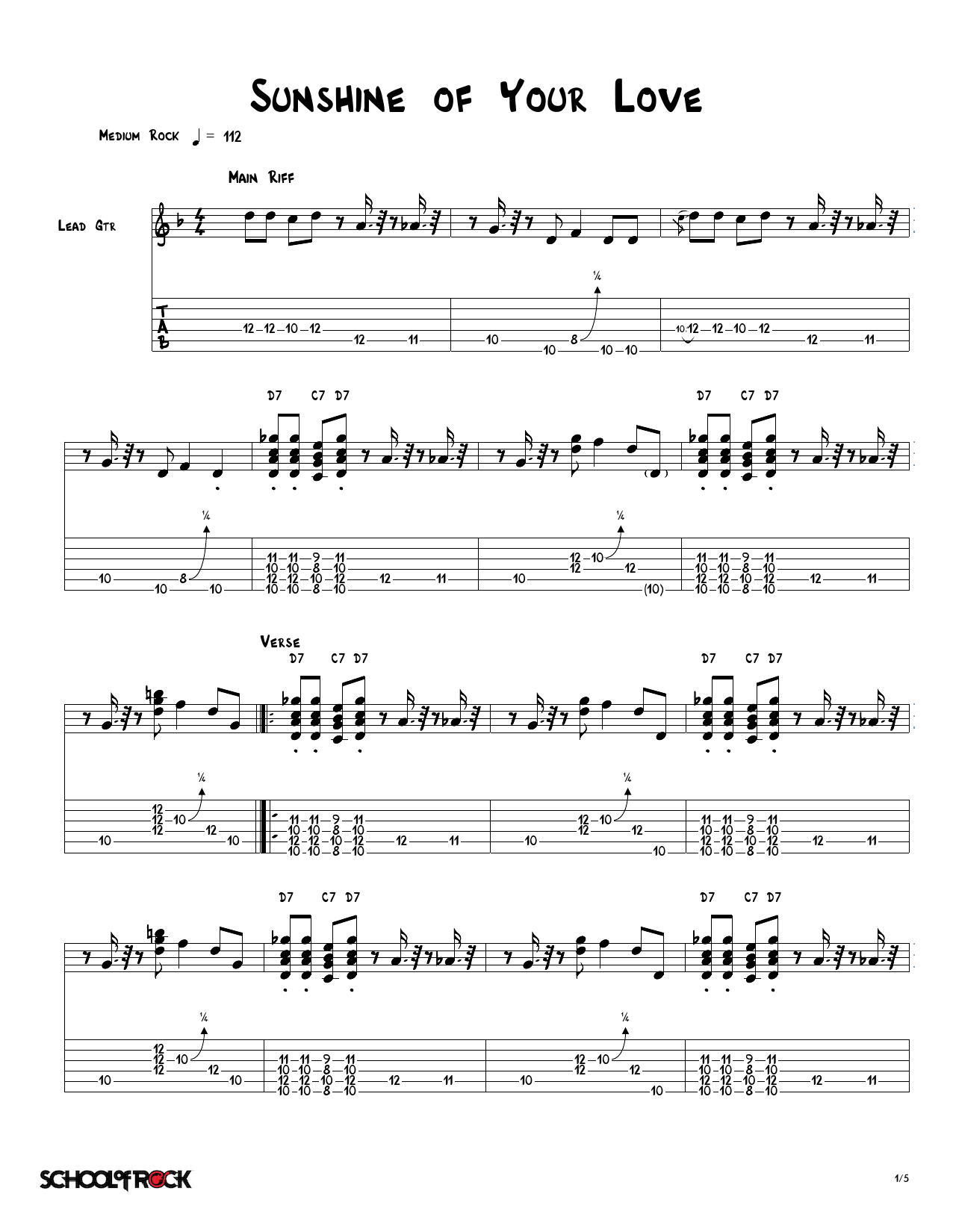 Produktbild zu: Sunshine Of Your Love