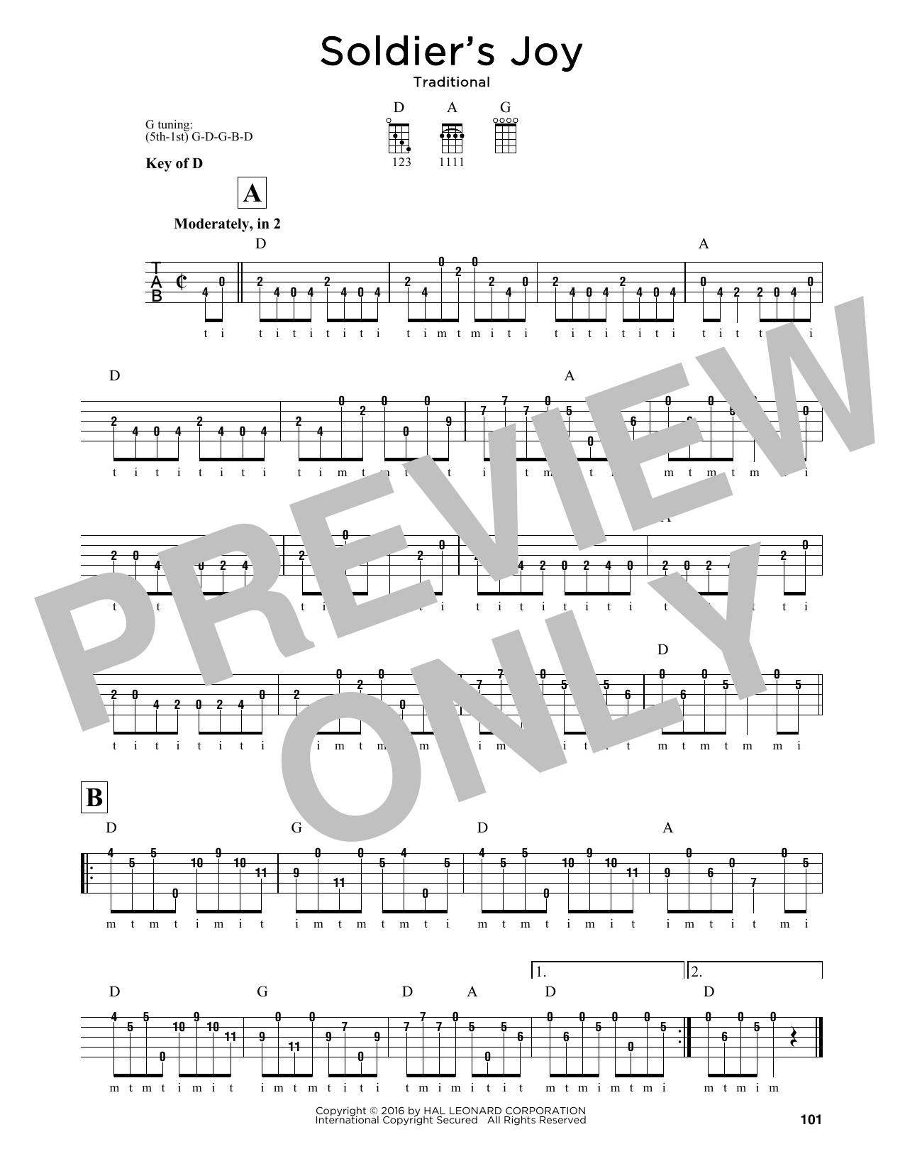 Product gallery: Page 1 of 1 Soldier's Joy, Traditional