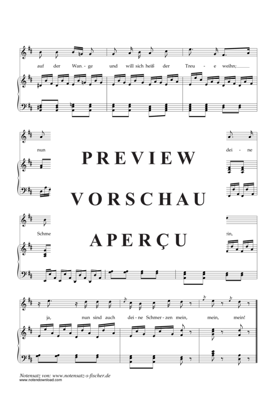 Product gallery: Page 3 of 3 O dass ich dir vom stillen Auge , , Piano and Voice