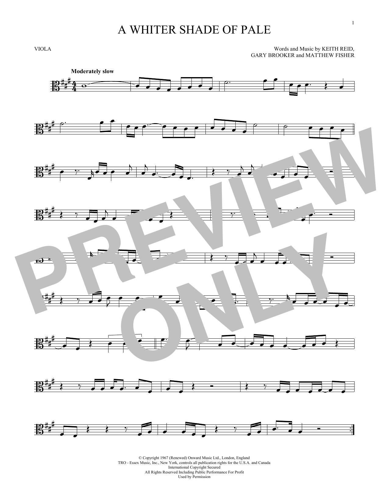 Product gallery: Page 1 of 1 A Whiter Shade Of Pale, Procol Harum