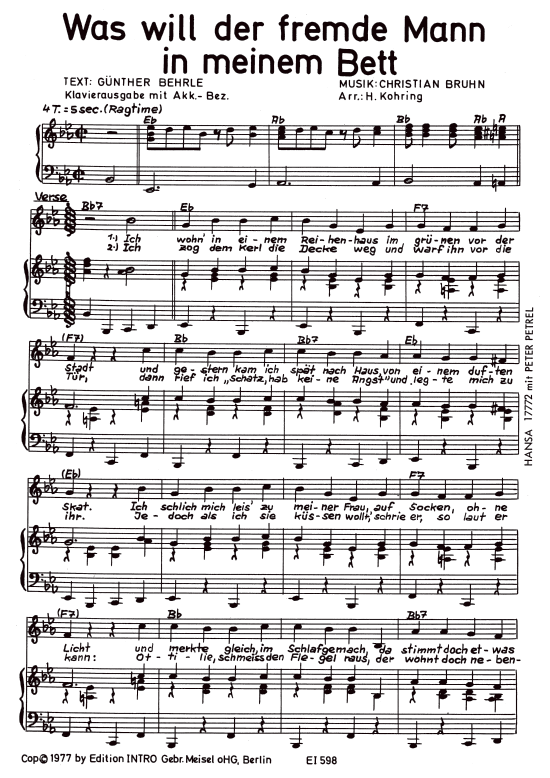 Produktbild zu: Was will der fremde Mann in meinem BettPeter Petrel