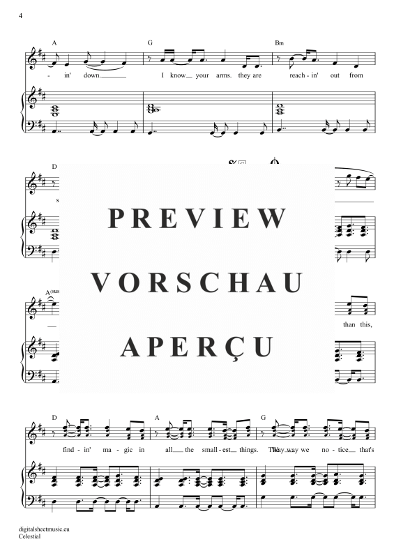 gallery: Celestial, Sheeran, Ed, Klavier Begleitung + Gesang